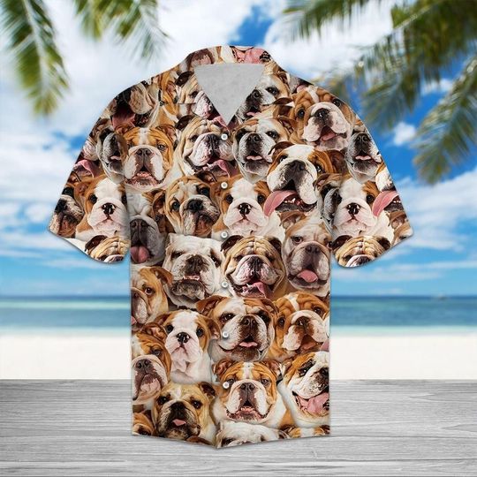 Hawaii Shirt ? Bulldog Awesome Hawaii Shirt , Gift For Dog Lovers