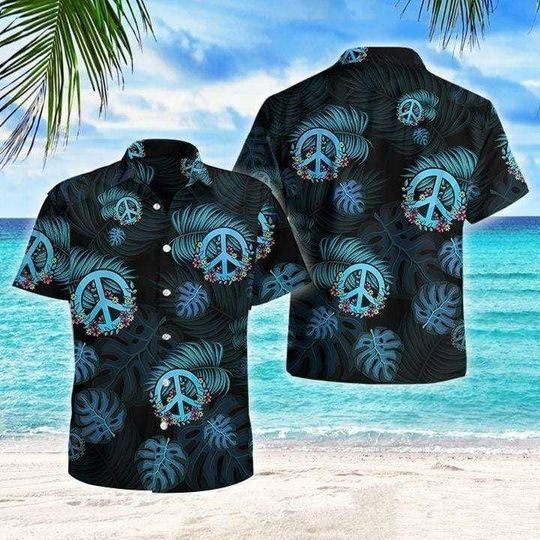 Hawaii Shirt ? Hippie Summer Vibe Tropical Hawaiian Aloha Shirts