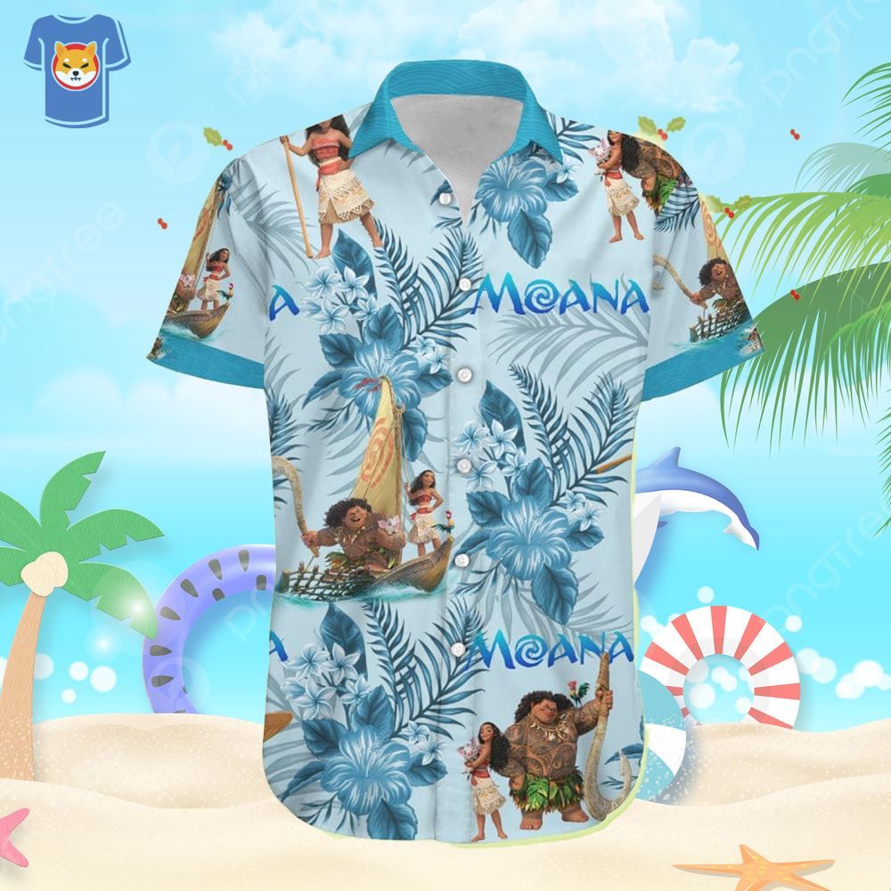 Hawaii Shirt Moana Beach Shirt Men And Women Gift Hawaiian Shirt