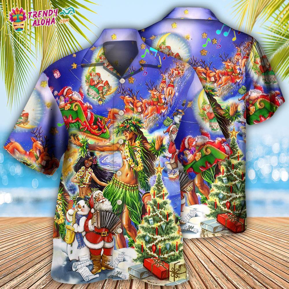 Hawaii The Aloha Merry Christmas Hawaiian Shirt – Trendy Aloha