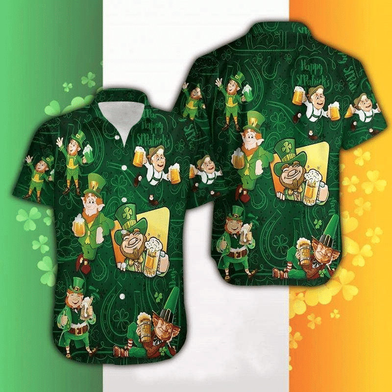 Hawaiian Aloha Hawaii Shirts St Patricks Day Irish And Beer Funny