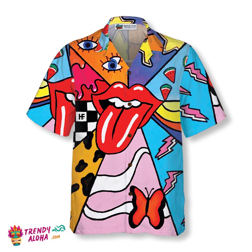 Hawaiian Hippie Shirt For Men Hawaiian Shirt