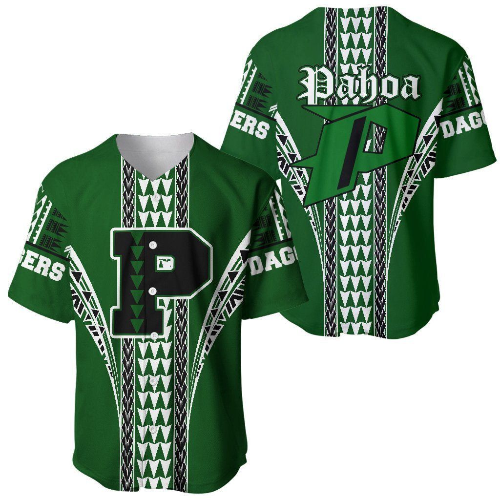 Hawaiian Pahoa Polynesian Baseball Tee Jersey Shirts 3D