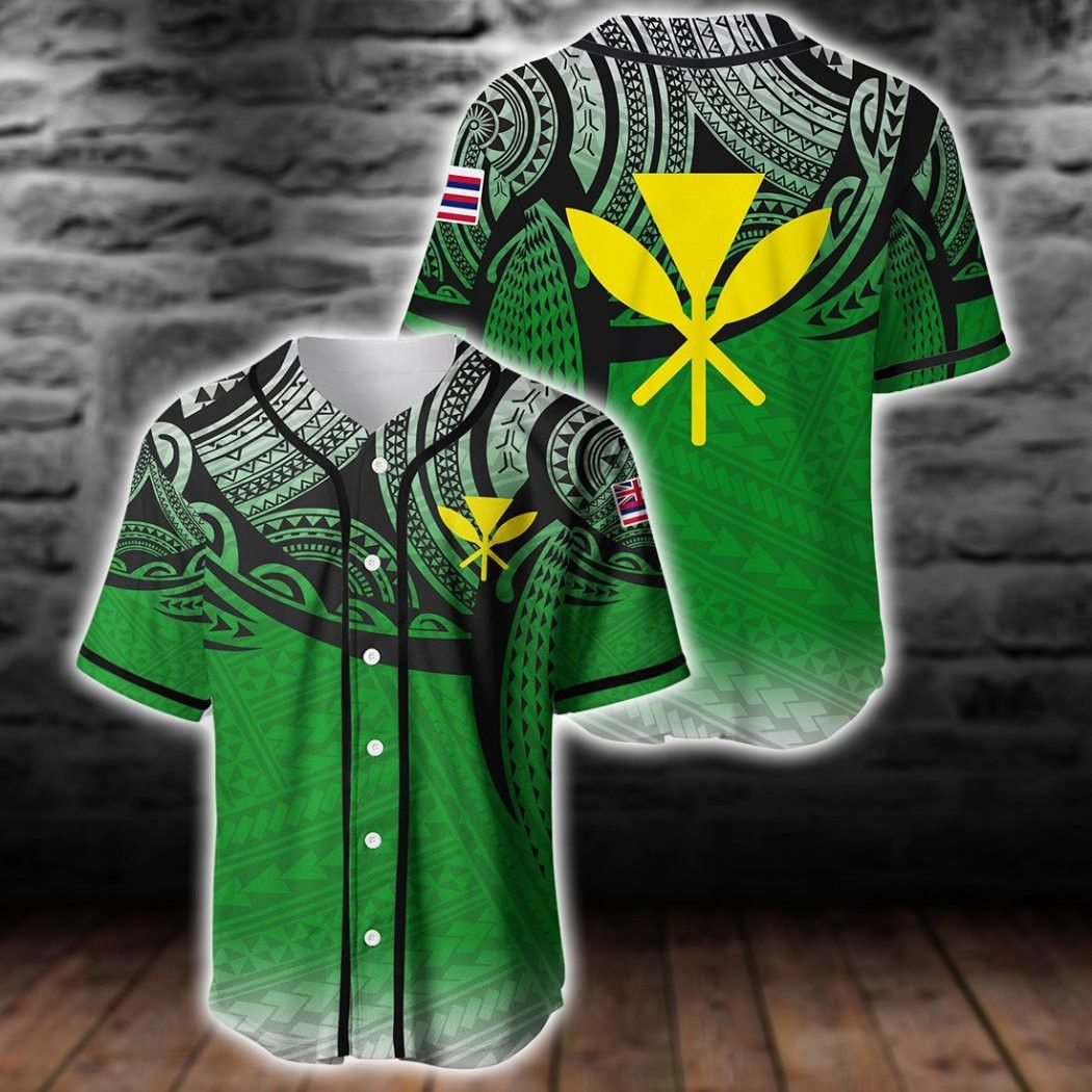 Hawaiian Polynesian Baseball Tee Jersey Shirts 3D