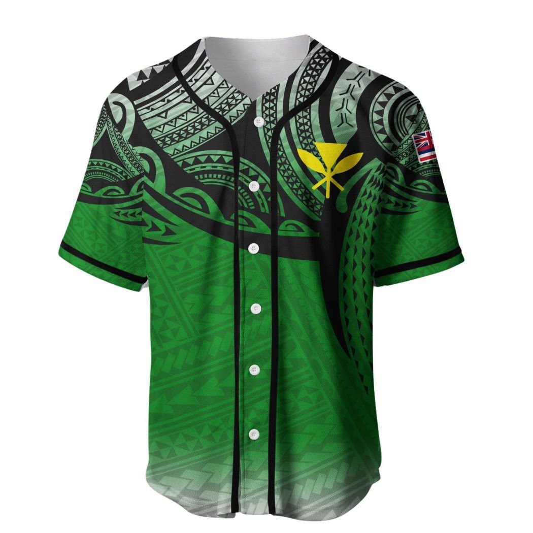 Hawaiian Polynesian Baseball Tee Jersey Shirts 3D