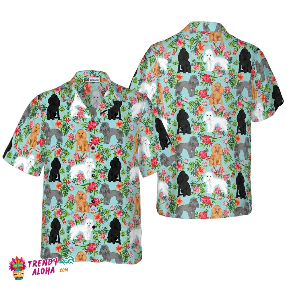 Hawaiian Poodle Shirt For Men Hawaiian Shirt Hawaiian Poodle Shirt For Men Hawaiian Shirt