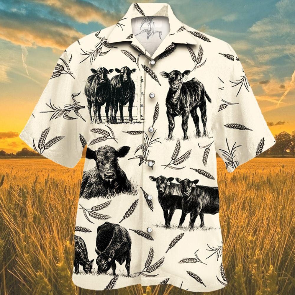 Hawaiian Shirt Celebrating Cattle Farm Lovers’ Summer Adventures