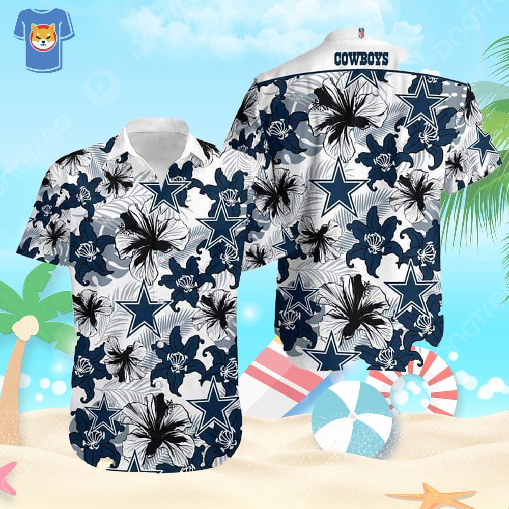 Hawaiian Shirt Cowboys Football Beach Trip Present