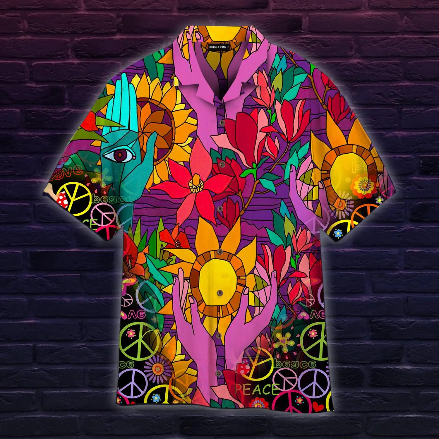 Hawaiian Shirt Featuring Hippie Dance Rhythms Tunes