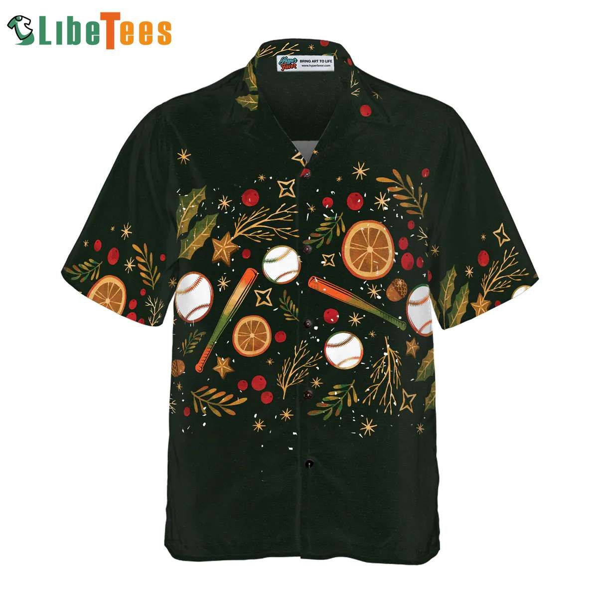 Hawaiian Shirt for Christmas Baseball Spirit Lovers