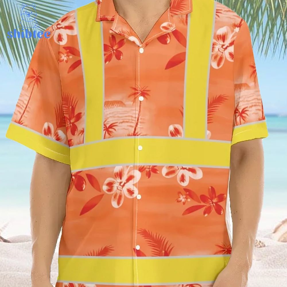 Hawaiian Safety Shirt Trendy Aloha
