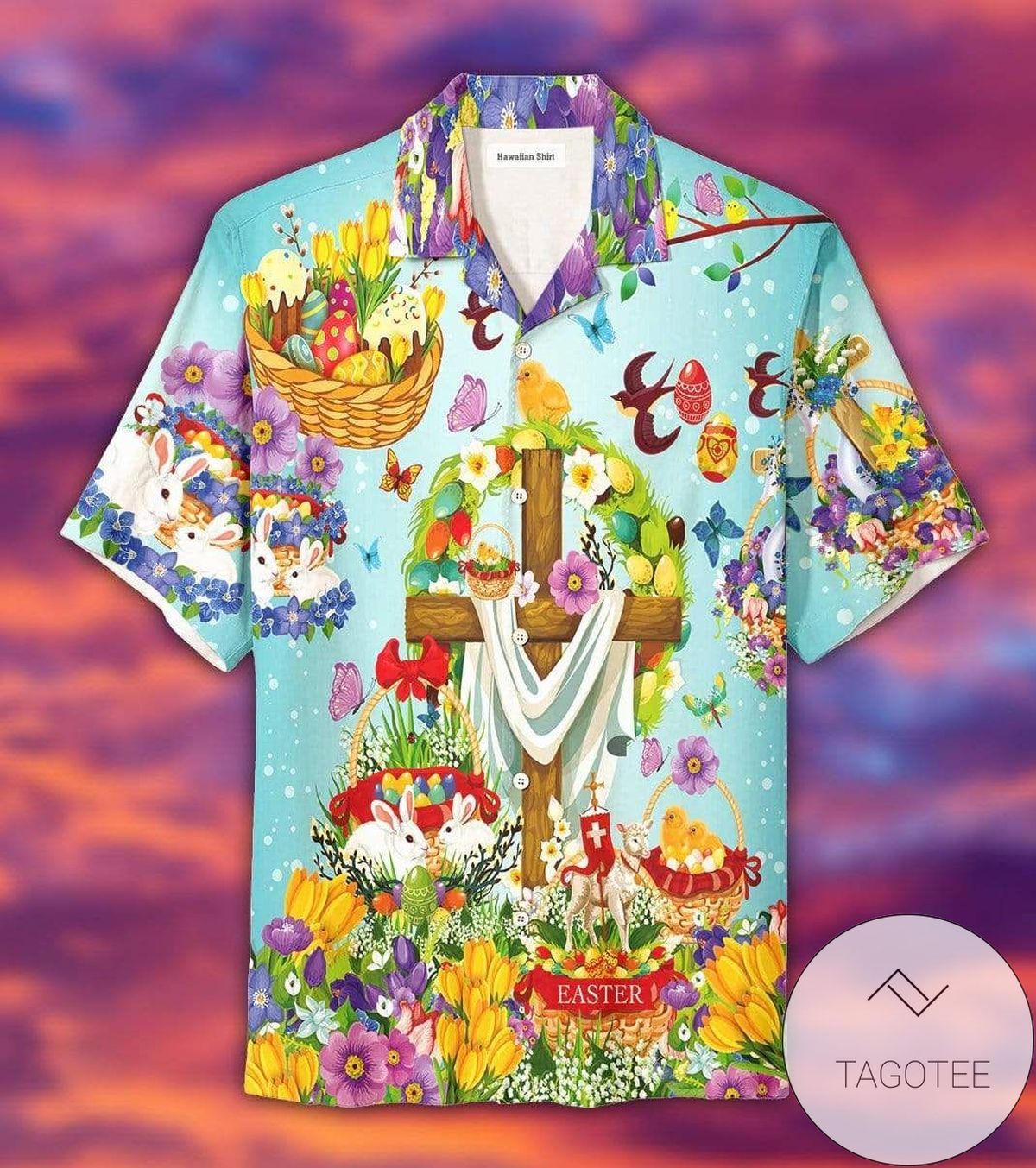 Hawaiian Shirts Happy Easter May The World Find Peace