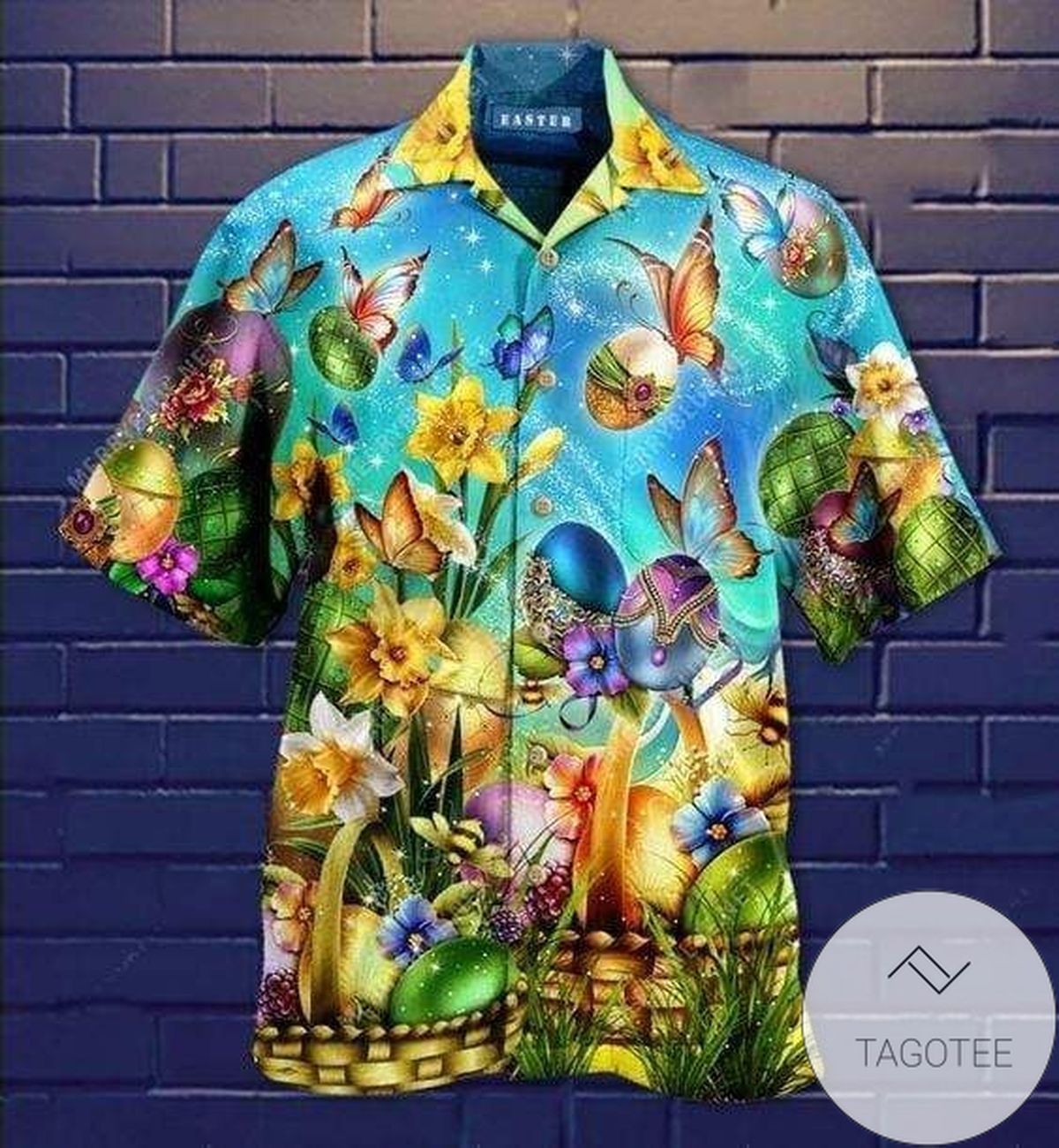 Hawaiian Shirts Have A Blessed Easter Butterflies
