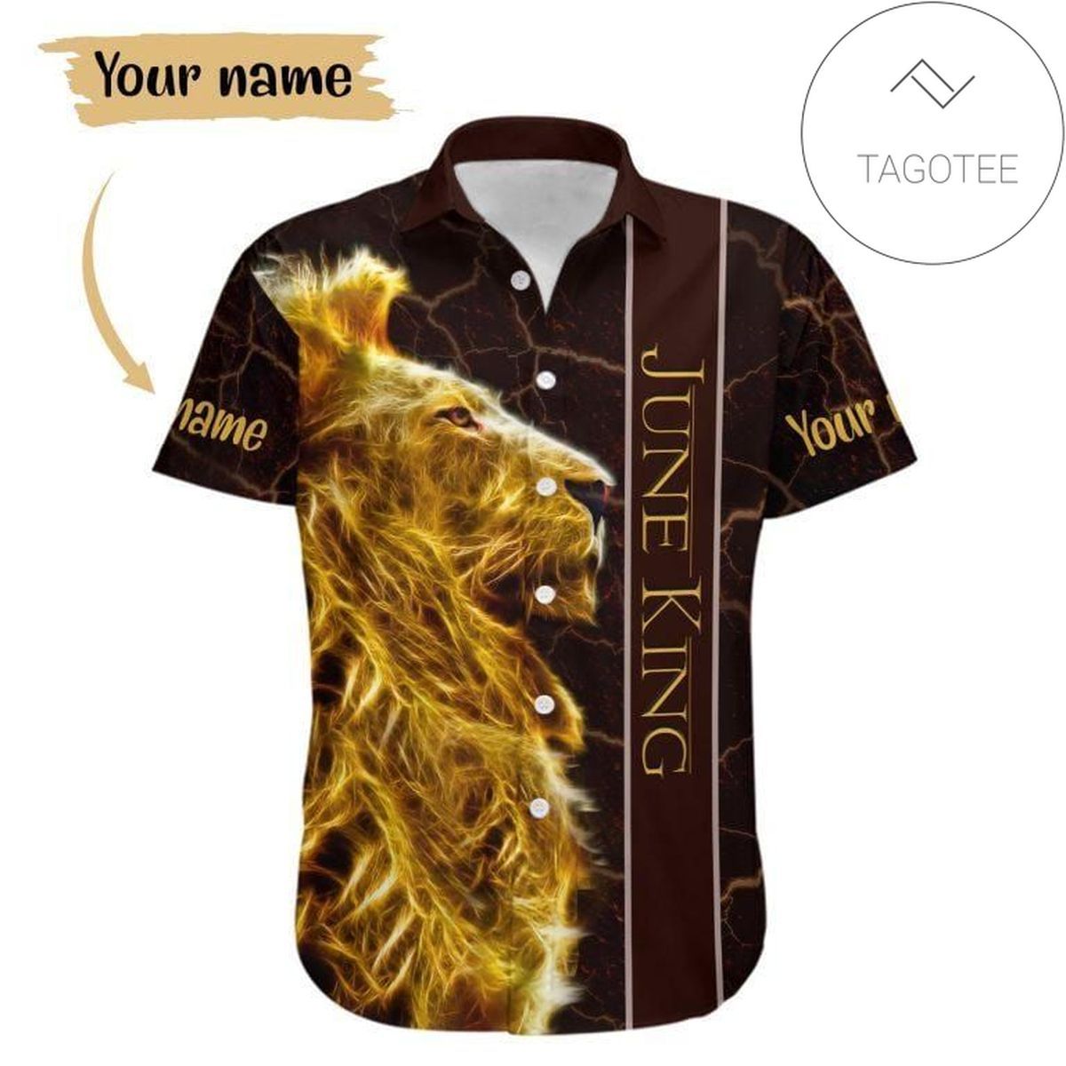 Hawaiian Shirts King Lion I Do What I Want MontAnd Name