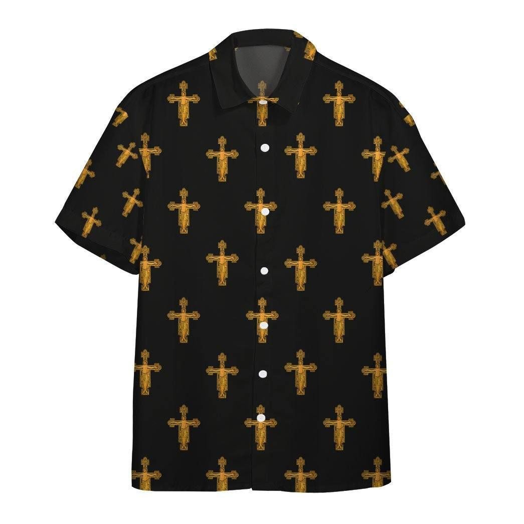Hawaiian Short Sleeve 3D Medieval Style Jesus Christ Custom Hawaii Shirt Aloha Shirt For Summer Hawaiian Short Sleeve 3D Medieval Style Jesus Christ Custom Hawaii Shirt Aloha Shirt For Summer