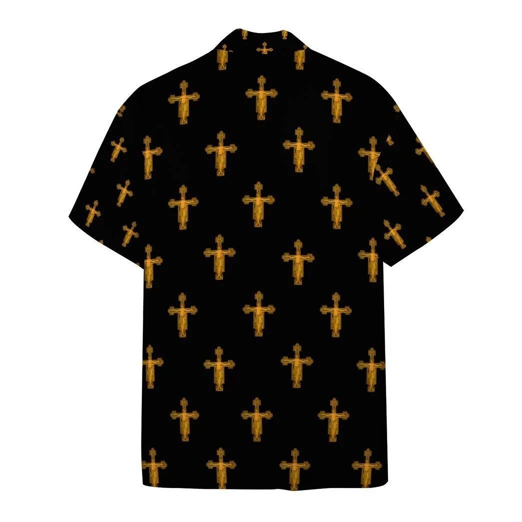 Hawaiian Short Sleeve 3D Medieval Style Jesus Christ Custom Hawaii Shirt Aloha Shirt For Summer