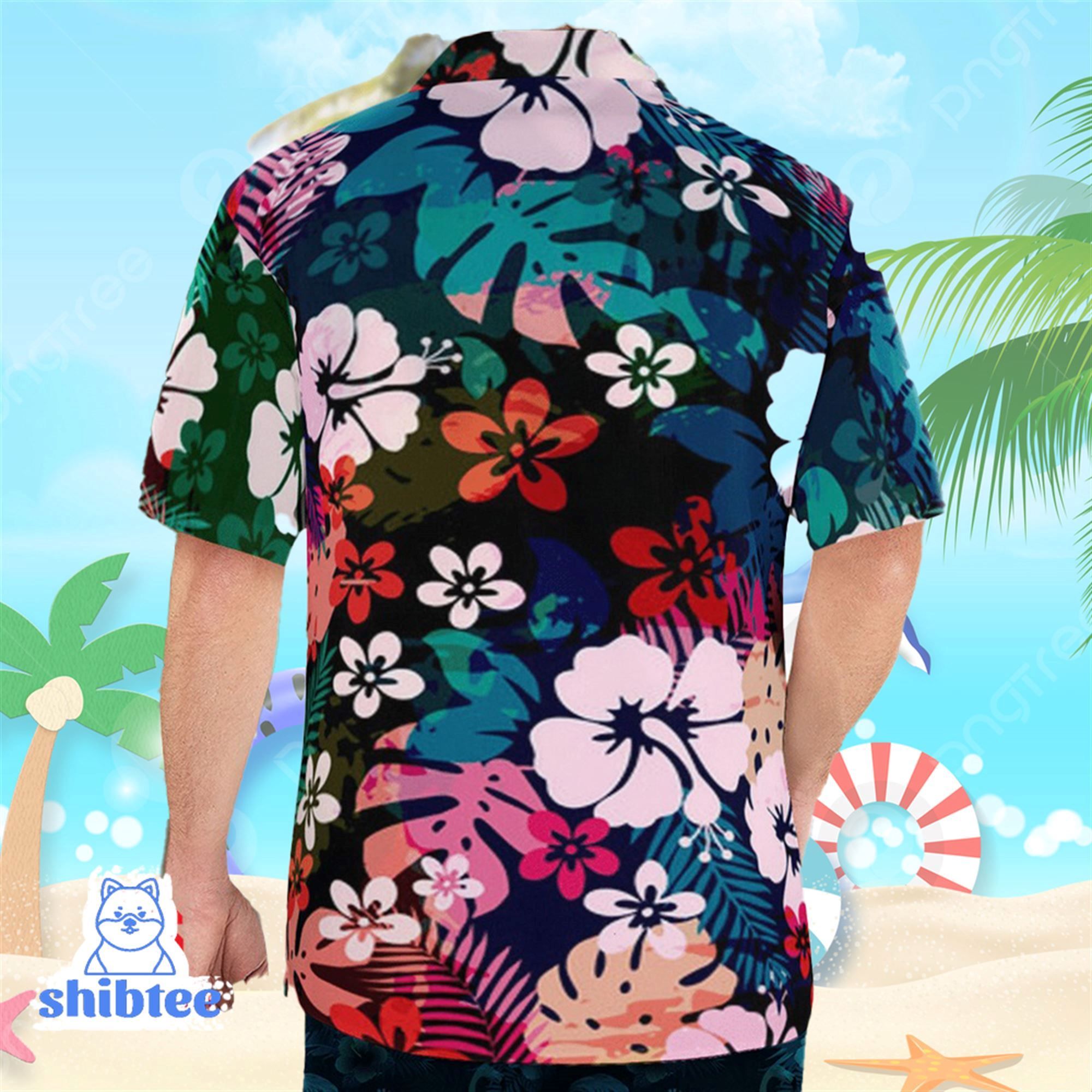 Hawaiian Tropical Floral Seamless Hawaii Shirt Hawaiian Tropical Floral Seamless Hawaii Shirt