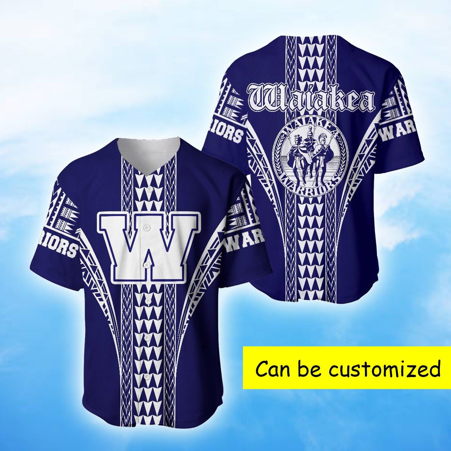 Hawaiian Waiakea Polynesian Baseball Tee Jersey Shirts 3D