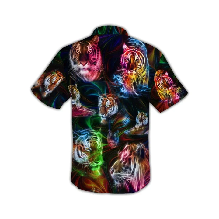 Head Of Tiger Fantasy Design Trendy Hawaiian Shirt
