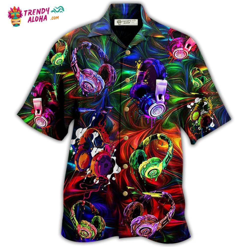 Headphone Amazing Hawaiian Shirt – Trendy Aloha