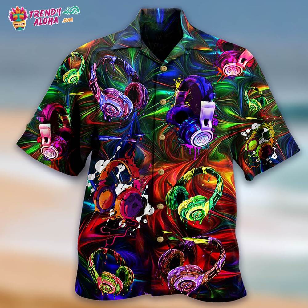 Headphone Amazing Hawaiian Shirt – Trendy Aloha