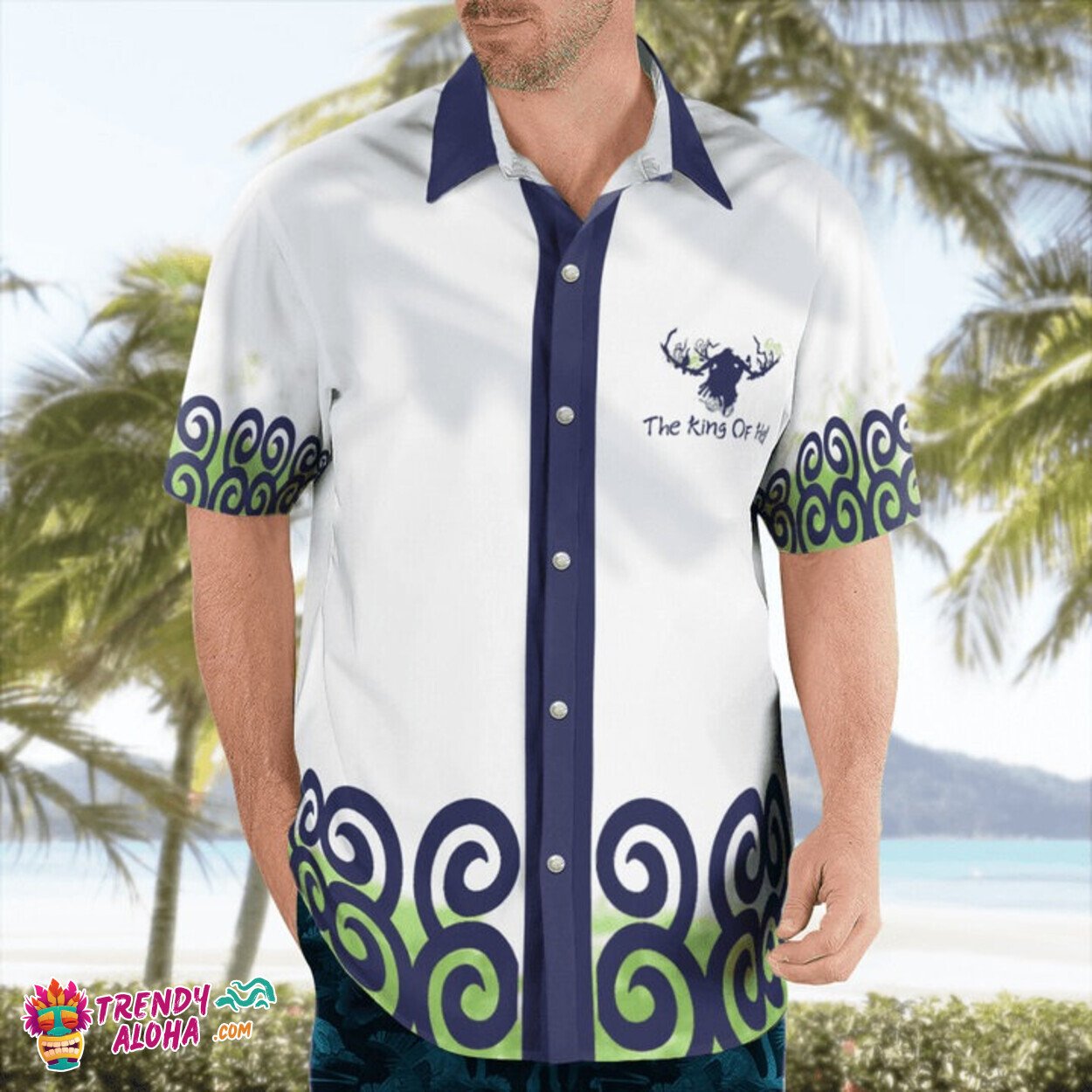 Hell King Wano Back Anime Hawaiian Shirt Limited Vintage Unisex