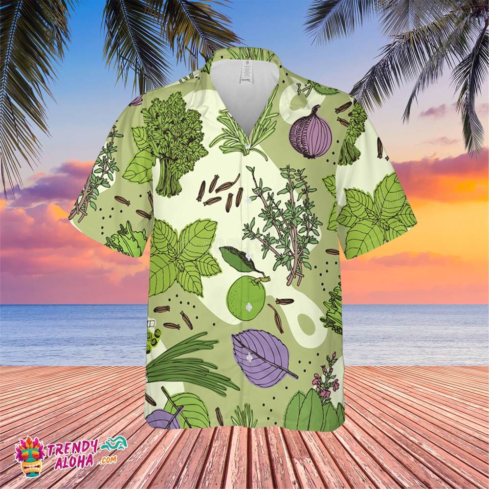 Herbs Spice Trending Hawaiian Shirt, Summer Vacation Hawaiian Shirt