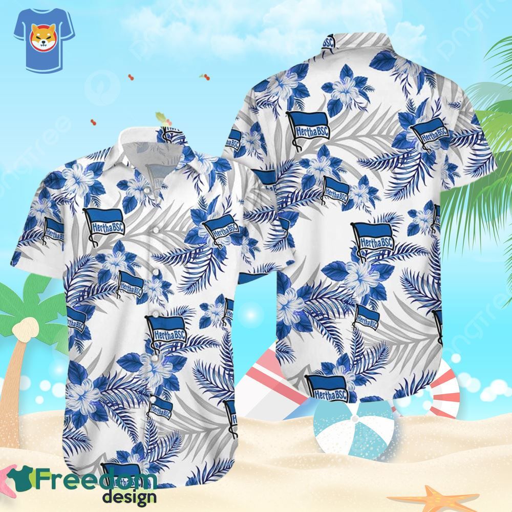Hertha Berlin Beach Shirt Men And Women Gift Hawaiian Shirt