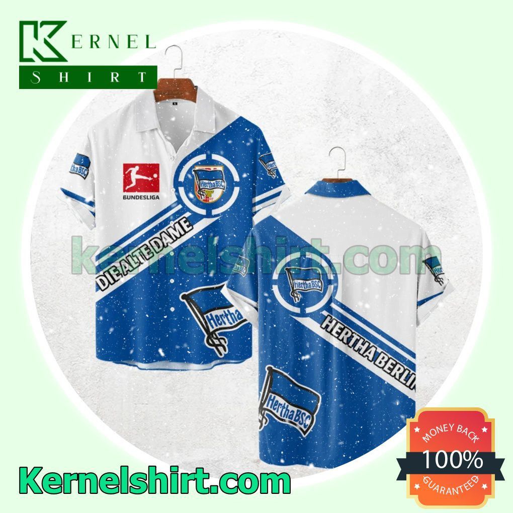 Hertha Bsc Bundesliga Hawaiian Shirt
