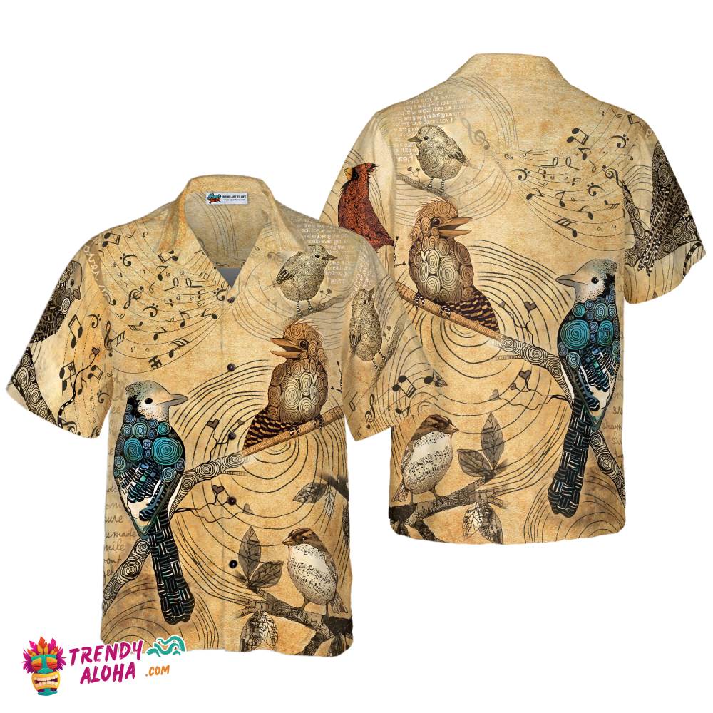 High Above The Tree Birds Hawaiian Shirt