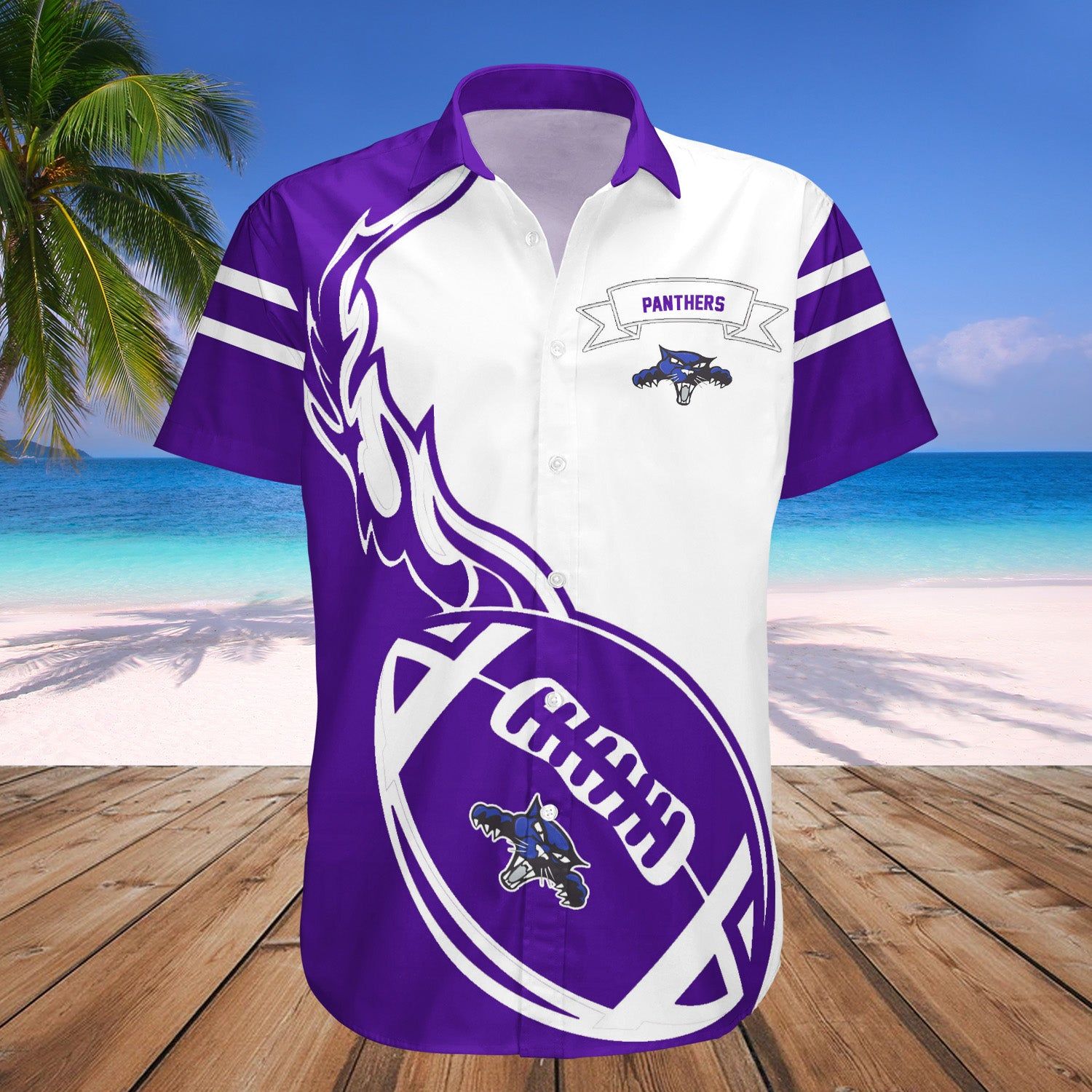 High Point Panthers Hawaii Shirt Flame Ball – NCAA