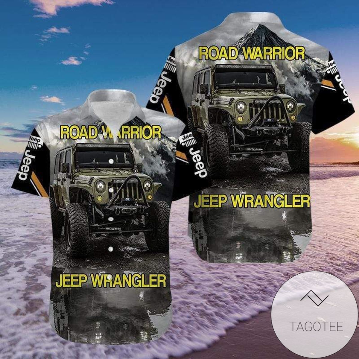 HigQuality Amazing Road Warrior Jeep Wrangler Unisex Hawaiian Shirts