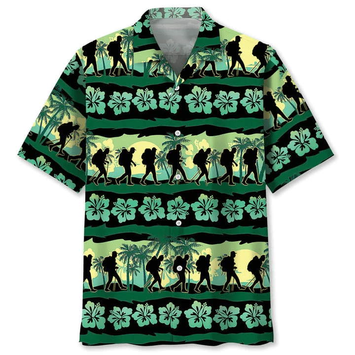 Hiking Nature Tropical Trendy Hawaiian Shirt Hiking Nature Tropical Trendy Hawaiian Shirt
