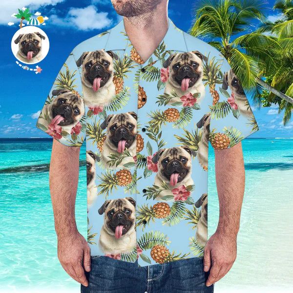 Hilarious Face Fiesta: Custom Funny Hawaiian Shirt