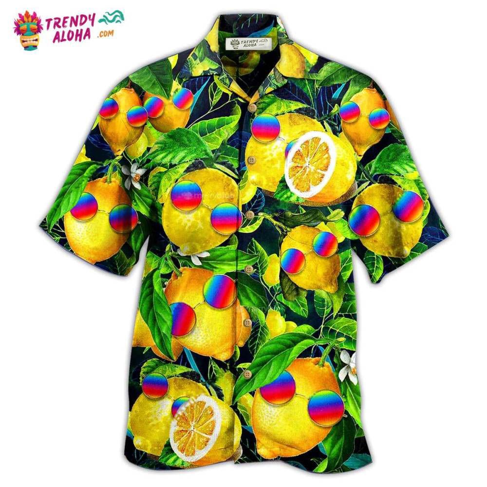 Hippie Funny Lemon Peace Hawaiian Shirt – Trendy Aloha