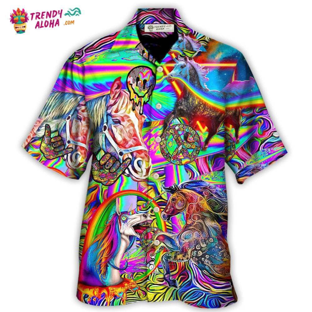 Hippie Horse Run For You Hawaiian Shirt – Trendy Aloha Hippie Horse Run For You Hawaiian Shirt – Trendy Aloha