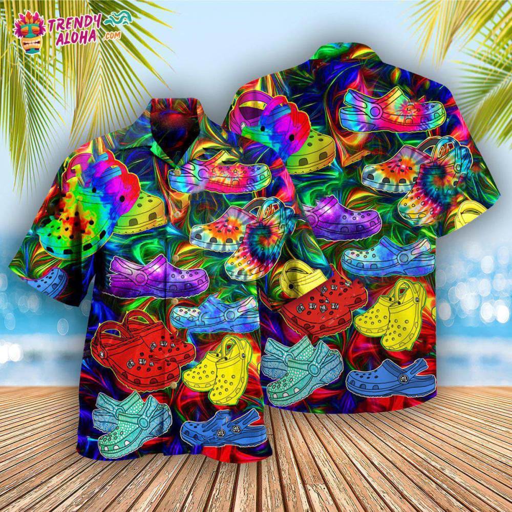 Hippie If You Ain’T Crocin You Ain’T Rockin Hawaiian Shirt – Trendy Aloha