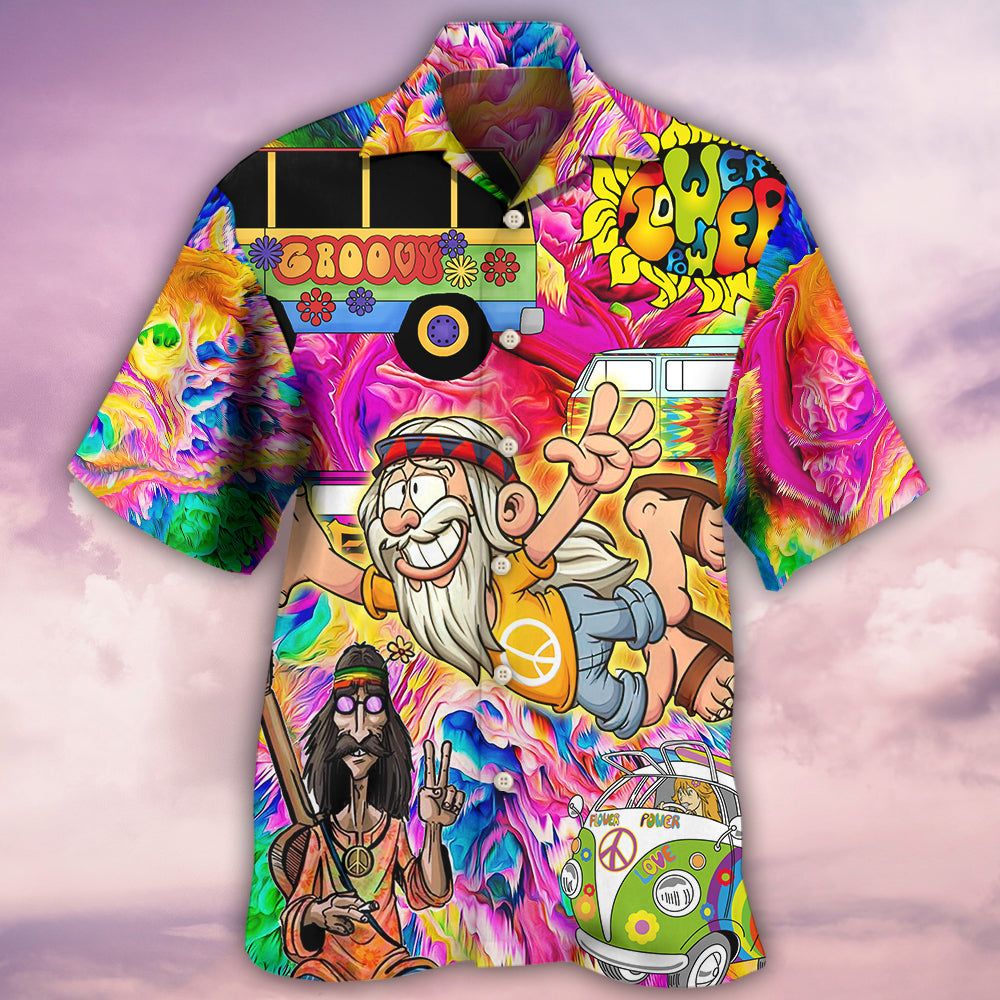 Hippie I’m Not Old I’m Vintage Hawaiian Shirt Hippie I’m Not Old I’m Vintage Hawaiian Shirt