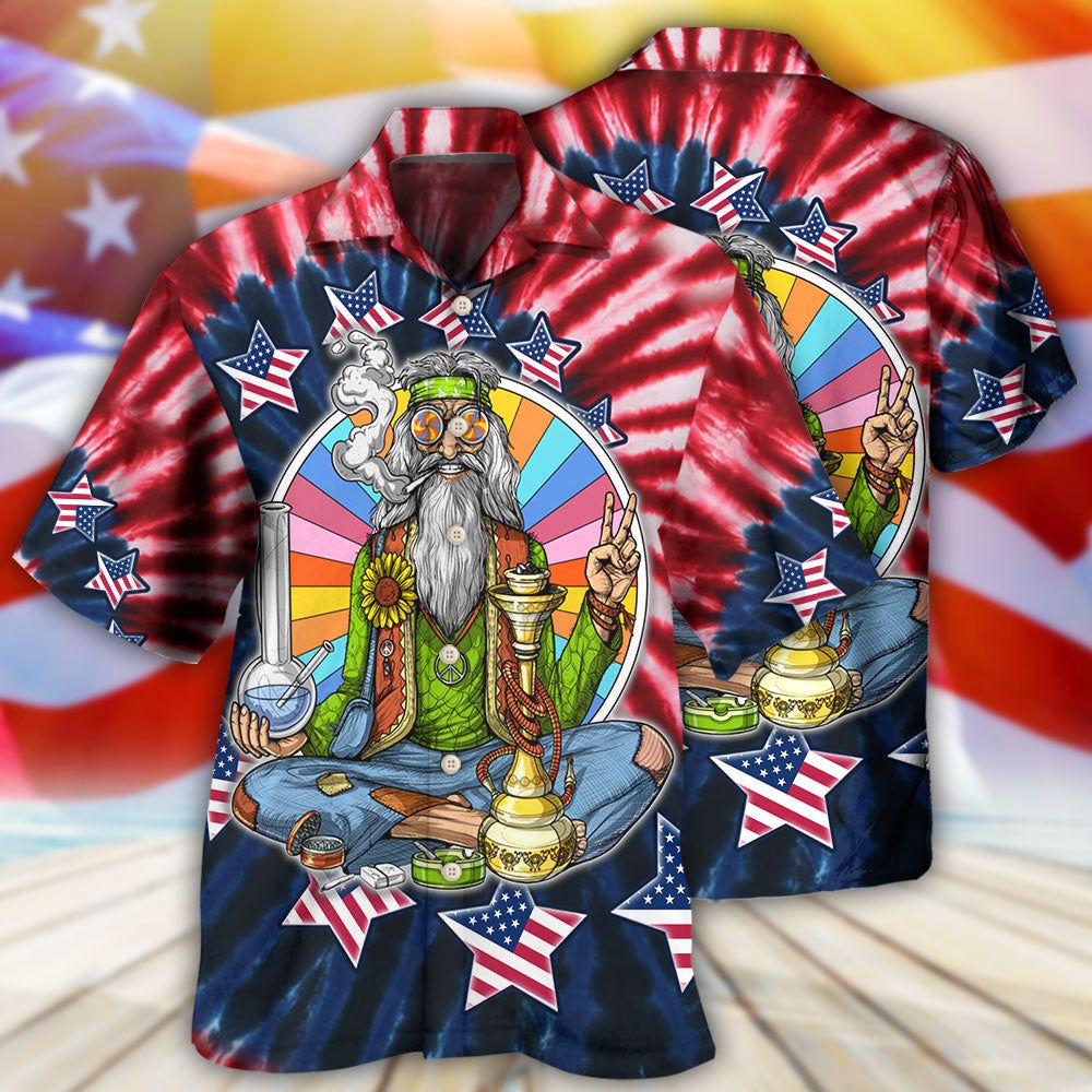 Hippie Independence Day Is Coming Hawaiian Shirt