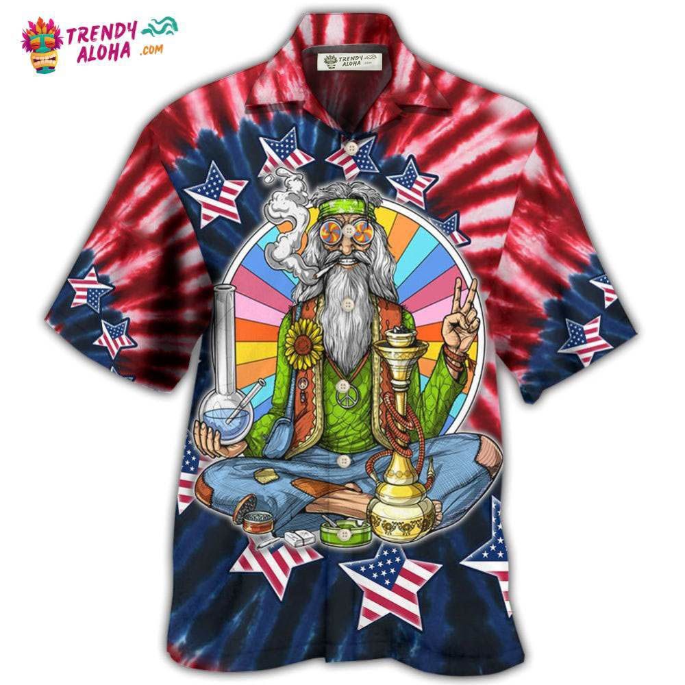 Hippie Independence Day Is Coming Hawaiian Shirt – Trendy Aloha Hippie Independence Day Is Coming Hawaiian Shirt – Trendy Aloha