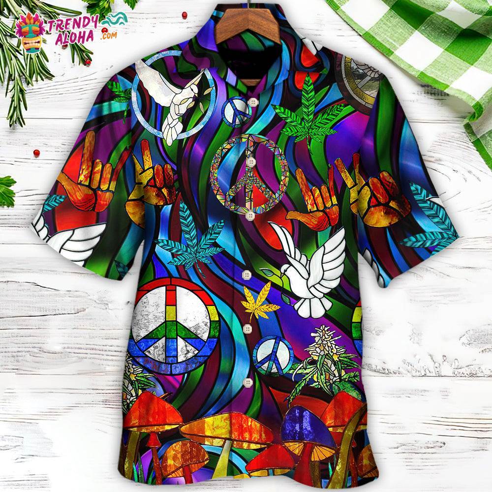 Hippie Is Peace Love Bird Life Style Hawaiian Shirt – Trendy Aloha