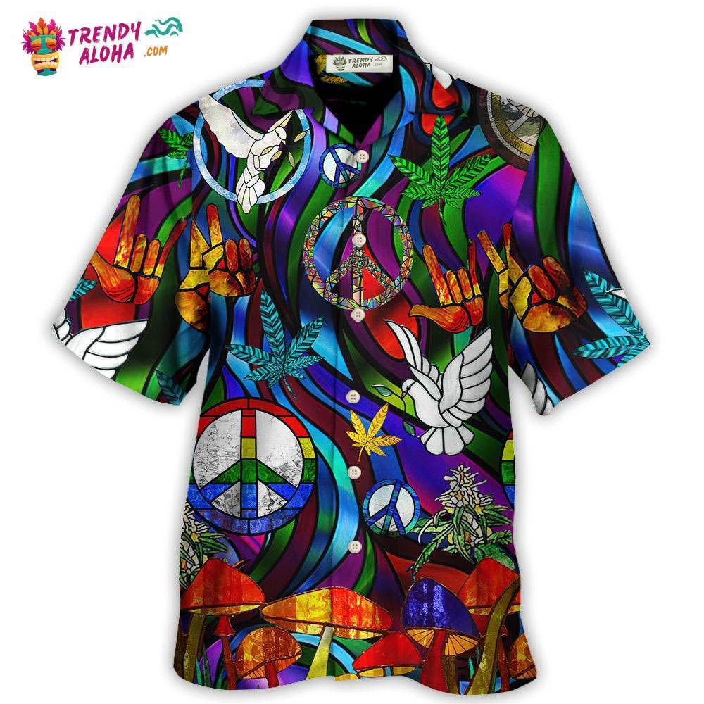 Hippie Is Peace Love Bird Life Style Hawaiian Shirt – Trendy Aloha Hippie Is Peace Love Bird Life Style Hawaiian Shirt – Trendy Aloha