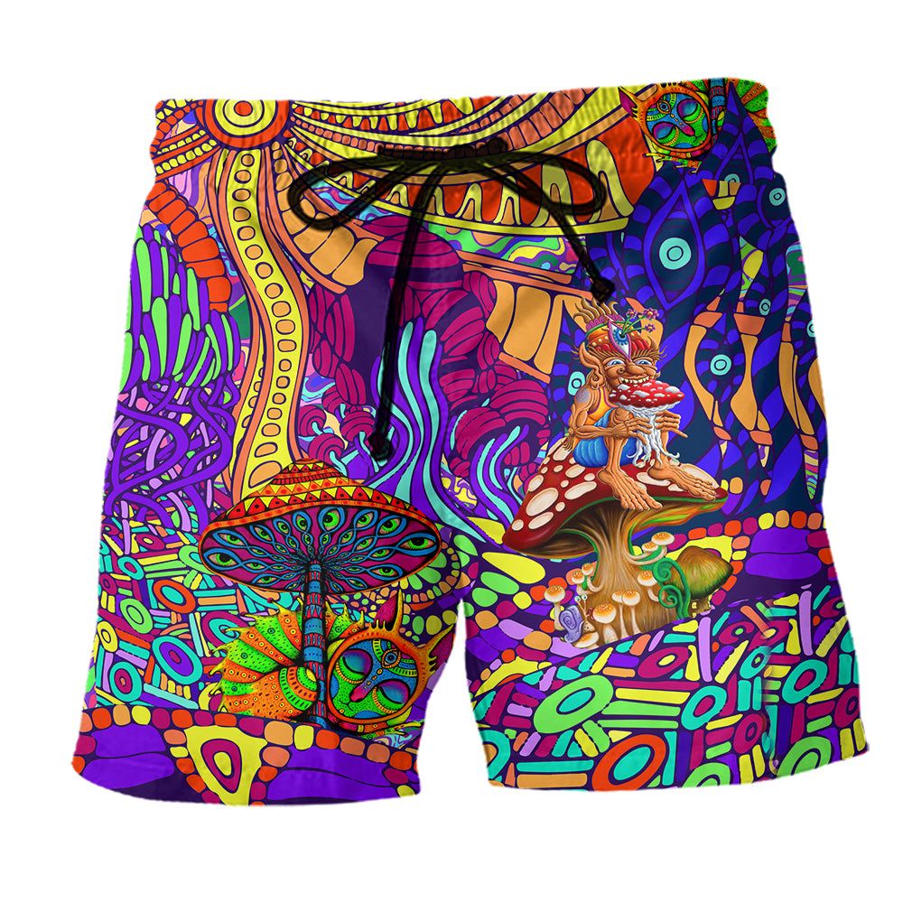 Hippie Love Lovely Life Trendy Aloha Hawaiian Beach Shorts Hippie Love Lovely Life Trendy Aloha Hawaiian Beach Shorts