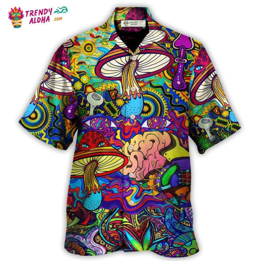 Hippie Mushroom Colorful Lover Hawaiian Shirt – Trendy Aloha Hippie Mushroom Colorful Lover Hawaiian Shirt – Trendy Aloha