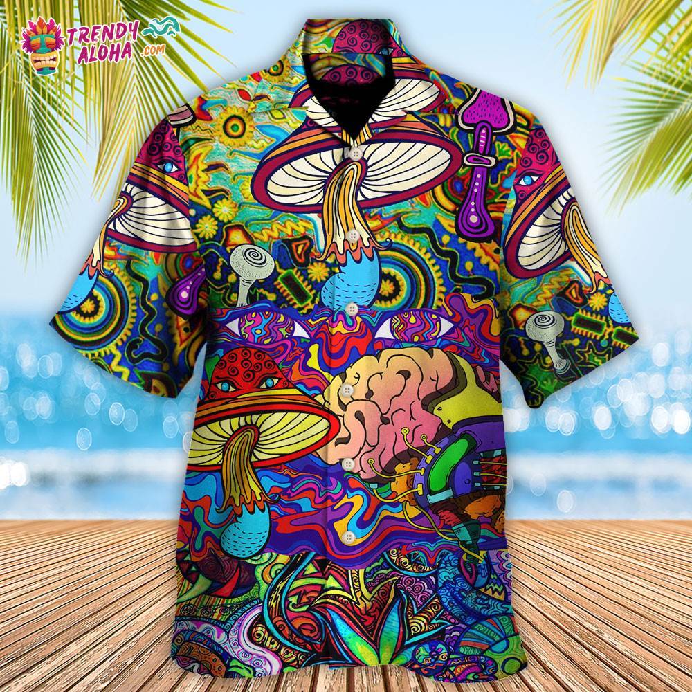 Hippie Mushroom Colorful Lover Hawaiian Shirt – Trendy Aloha