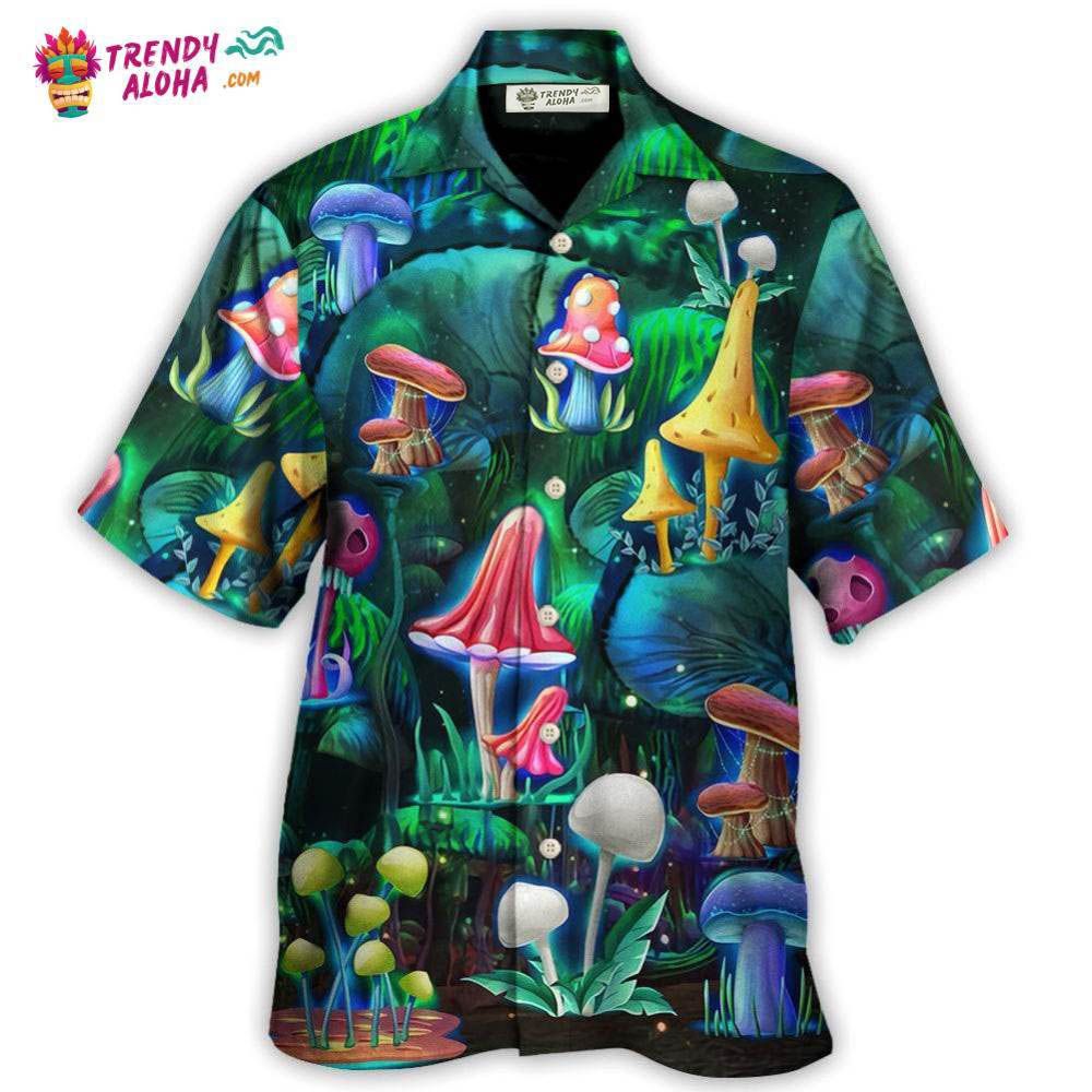 Hippie Mushroom Galaxy Neon Art Hawaiian Shirt – Trendy Aloha Hippie Mushroom Galaxy Neon Art Hawaiian Shirt – Trendy Aloha