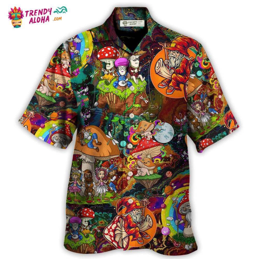 Hippie Mushroom Trippy Colorful Lover Hawaiian Shirt – Trendy Aloha Hippie Mushroom Trippy Colorful Lover Hawaiian Shirt – Trendy Aloha