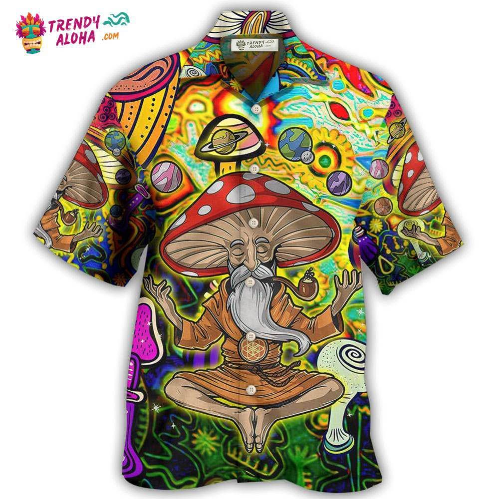 Hippie Mushroom Witch Colorful Hawaiian Shirt – Trendy Aloha Hippie Mushroom Witch Colorful Hawaiian Shirt – Trendy Aloha
