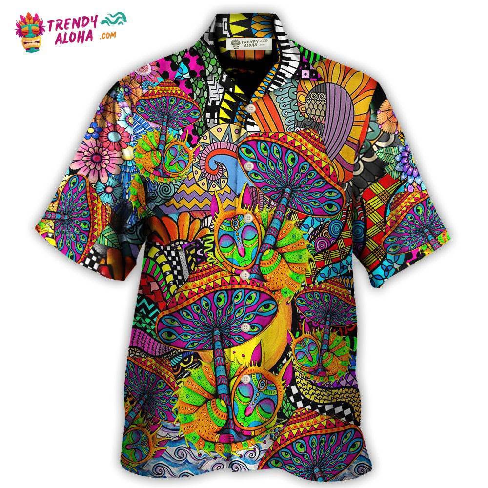Hippie Peace Life Color Floral Style Hawaiian Shirt – Trendy Aloha Hippie Peace Life Color Floral Style Hawaiian Shirt – Trendy Aloha