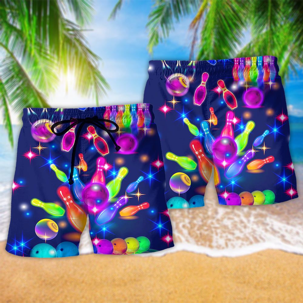 Hippie Peace Life Stunning Neon Trendy Aloha Hawaiian Beach Shorts
